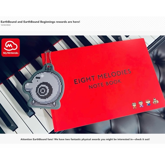 EarthBound Beginnings : Eight Melodies Notebook & Luggage Tag - My Nintendo Rewa - Picture 12 of 12